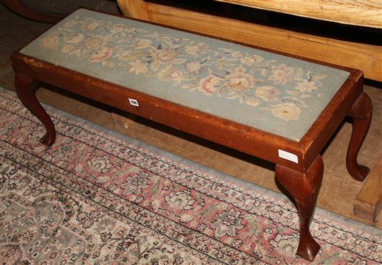 Tapestry top duet stool